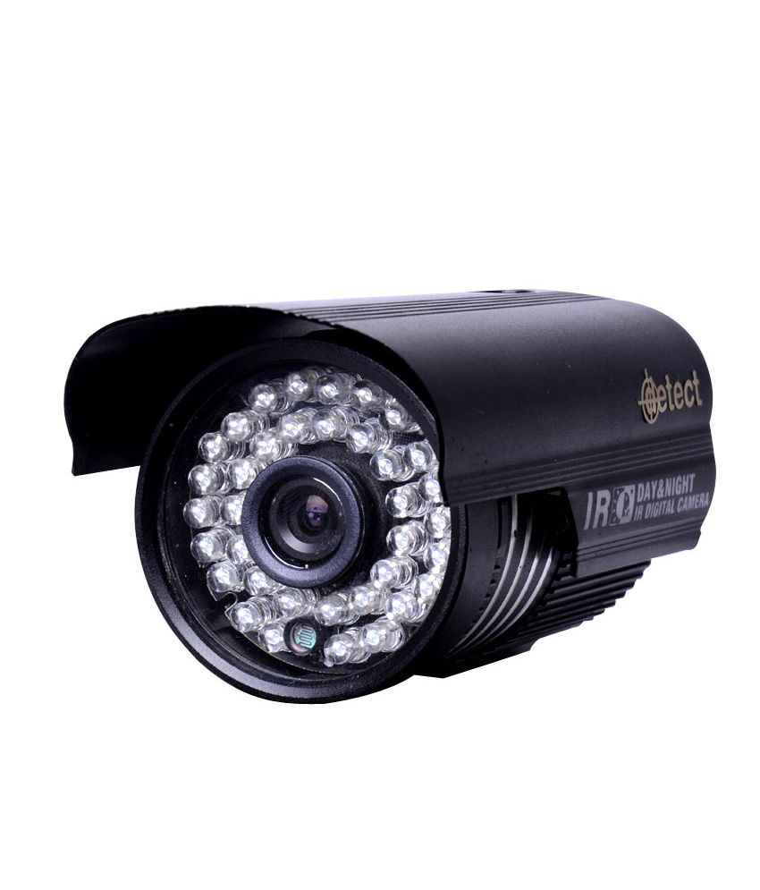 Detect Black High Resolution Cctv Camera With 700 Tvl 36 Led