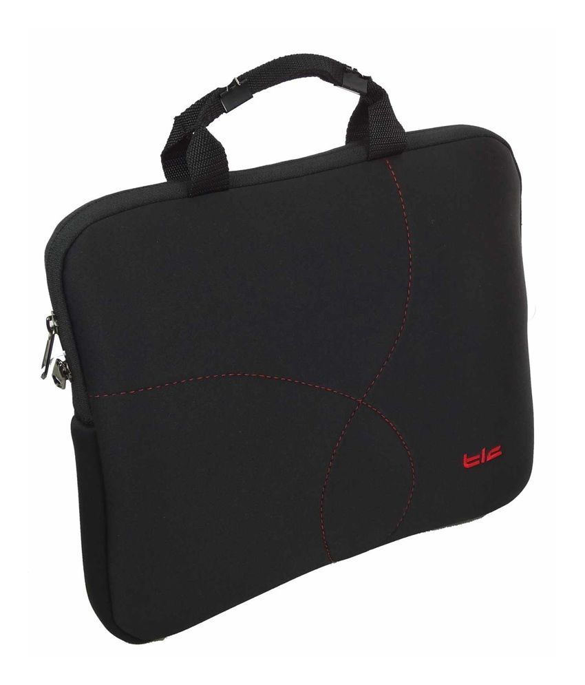 TLC Neo 14.1 inch Neoprene Laptop Sleeve with Handle (Black) Buy TLC