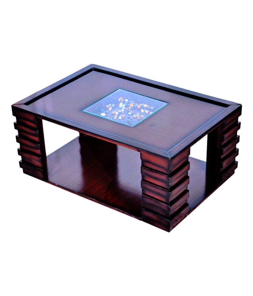 Wood Wizard Brown Teak Wood Exquisite Center Table Buy Wood