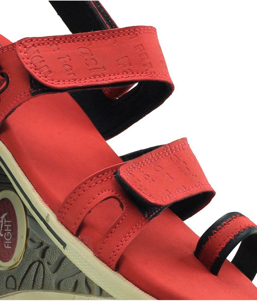 Dziner Soft Ft-6113-red Men Sandals Price in India- Buy Dziner Soft Ft-6113-red Men Sandals 