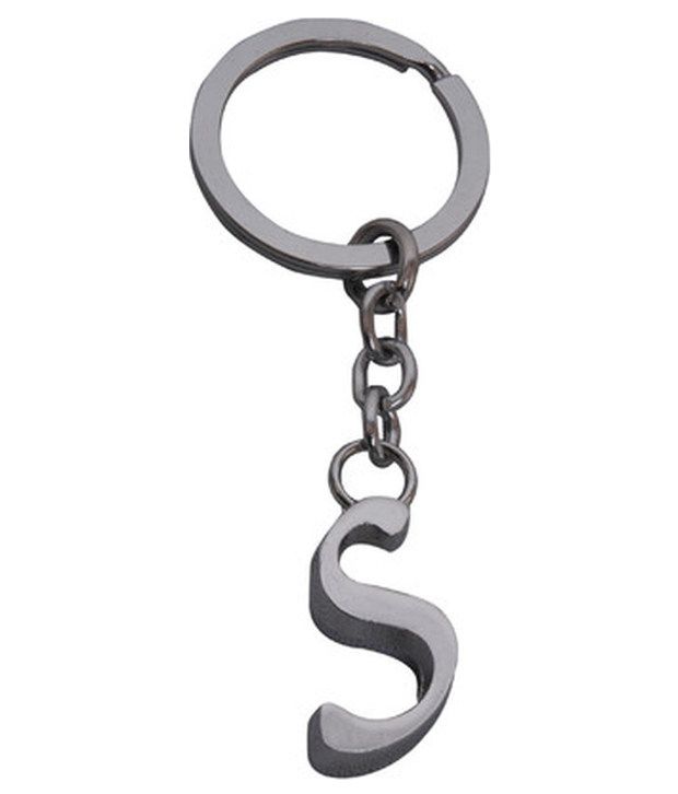 Oyedeal Letter S Key Chain (silver): Buy Online at Low Price in India ...