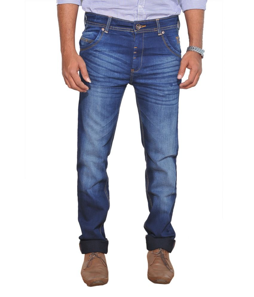 Pepe Jeans Blue Cotton Slim Fit Jeans - Buy Pepe Jeans Blue Cotton Slim ...