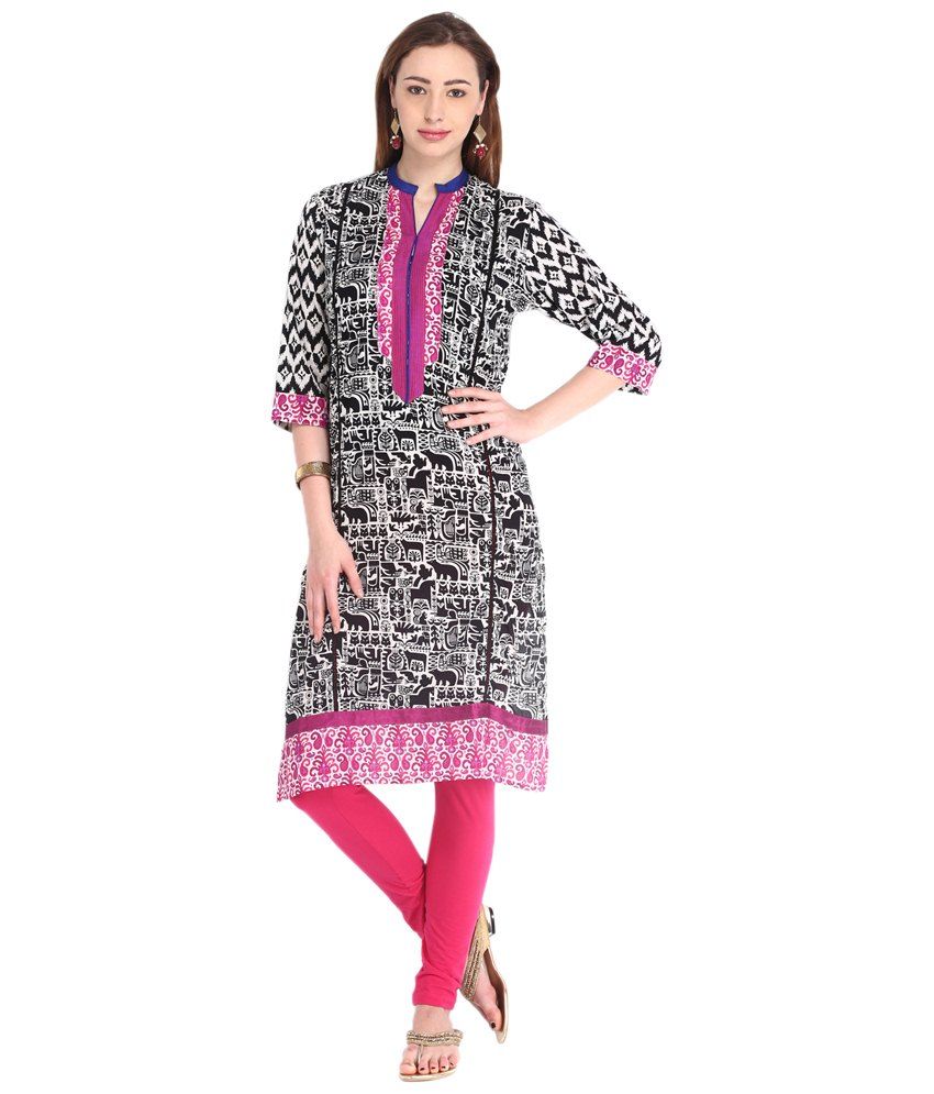 Buy Vishudh Purple Printed A Line Kurta  Kurtas for Women 1274349  Myntra