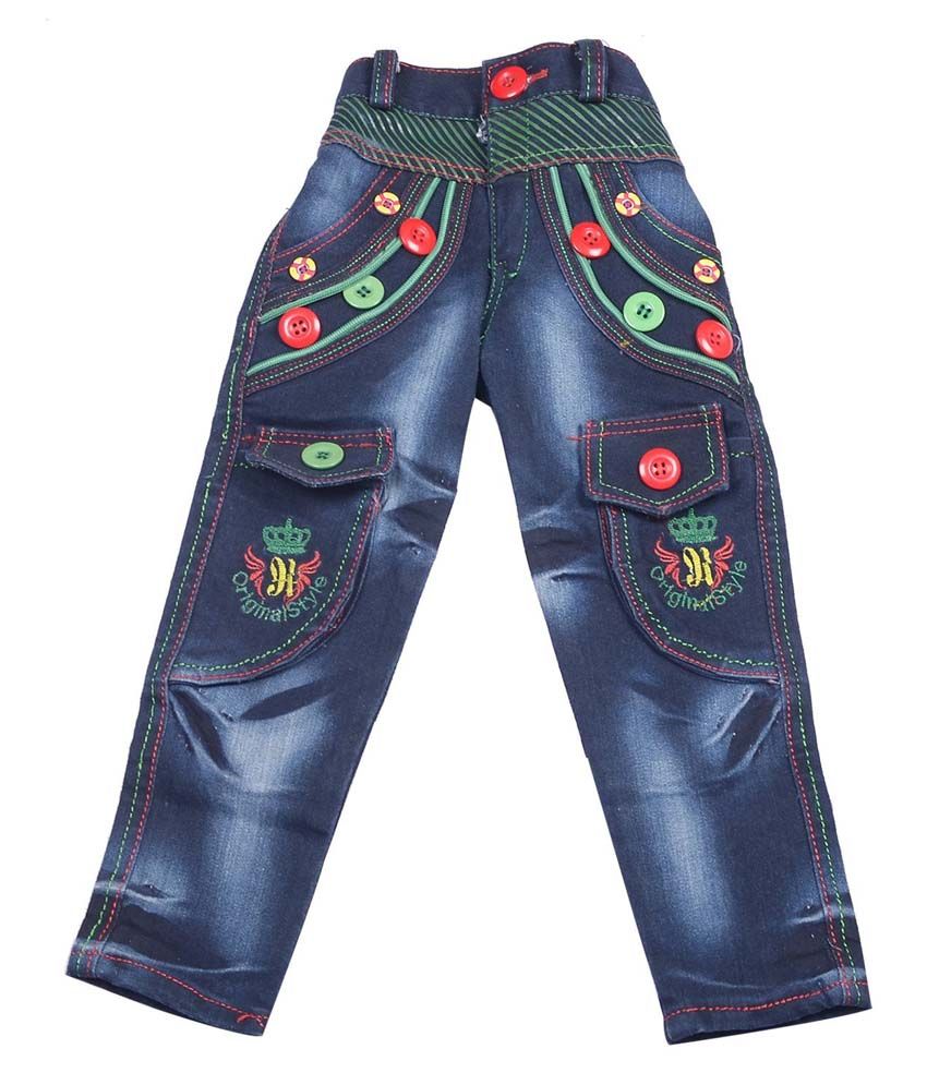 Doublef Kids Funky Pencil Cut Jeans Buy Doublef Kids Funky Pencil Cut Jeans Online At Low Price Snapdeal