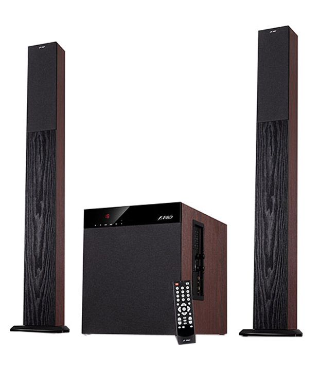 f&d tower speakers with mic