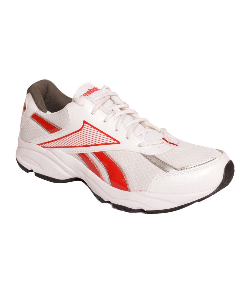 Reebok White And Red Sports Shoes Price in India- Buy Reebok White And ...