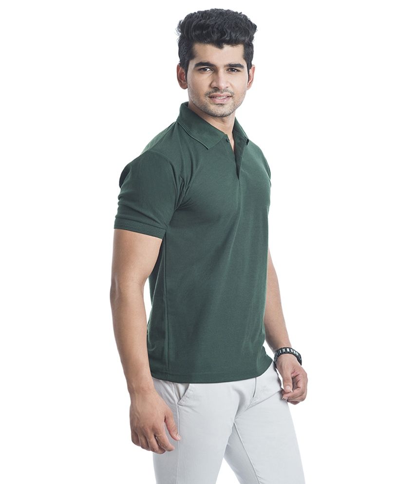 dark green t shirt combination