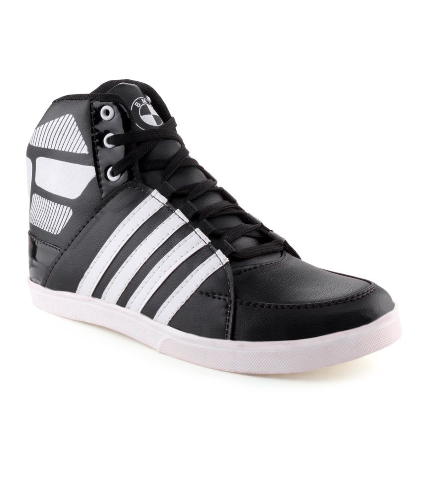 black and white trendy shoes