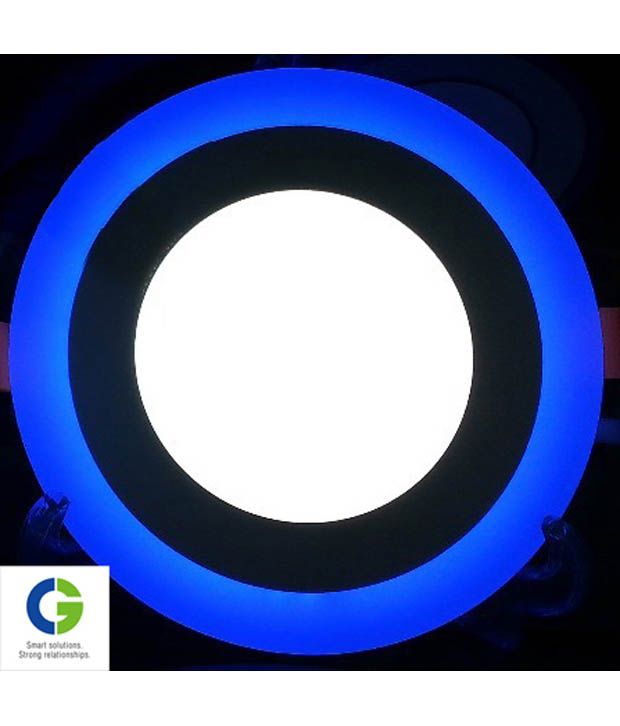 Crompton Led Panel Cool Daylight With Blue Ring 7 Watt Round