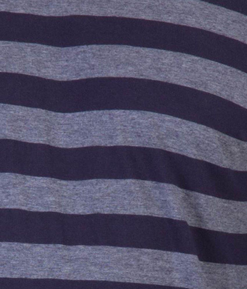 blue stripped t shirt