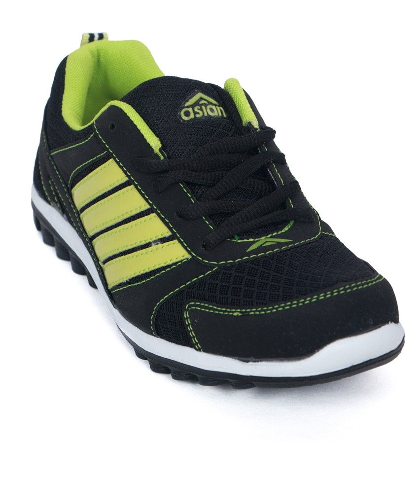 Asian Black Mesh/textile Women�s Sport Shoes Price in
