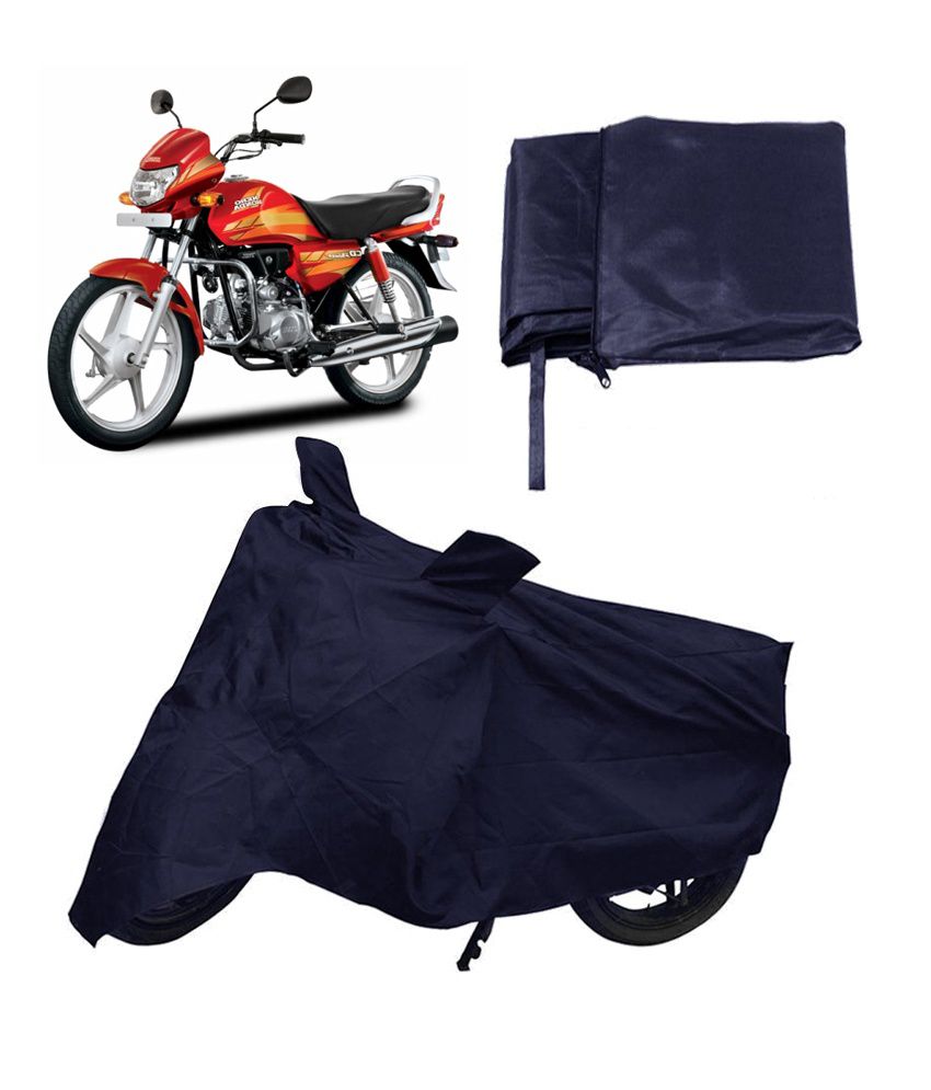 Capeshoppers Bike Body Cover Blue For Hero Motocorp Hf Deluxe: Buy ...