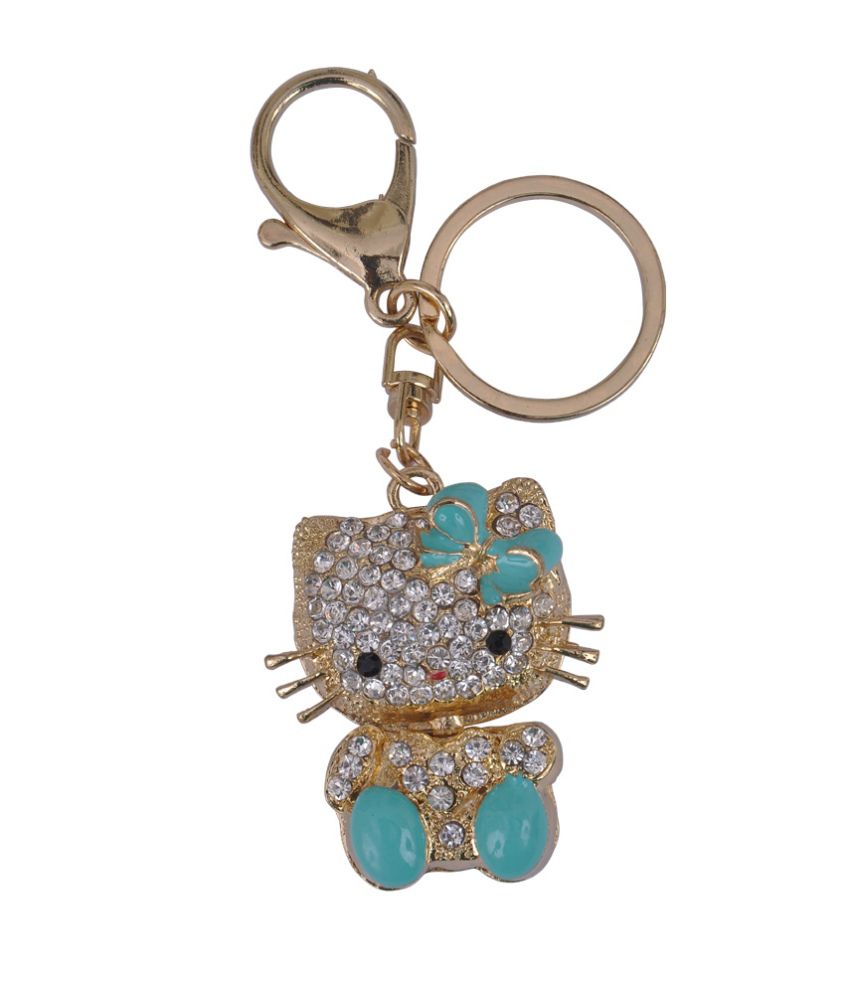 L&S Cat keychain luxury fashion designer key chain or women bag charm: Buy Online at Low Price ...
