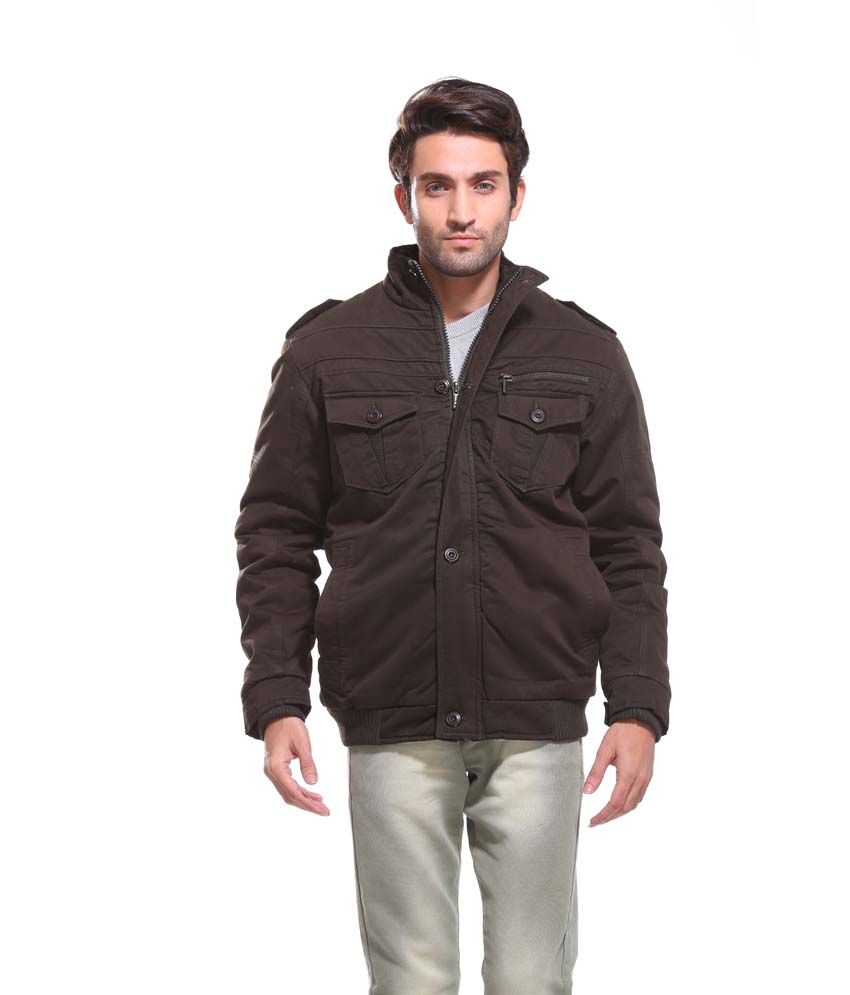 Pro Riders Brown Cotton Full Sleeves Casual Jacket - Buy Pro Riders ...