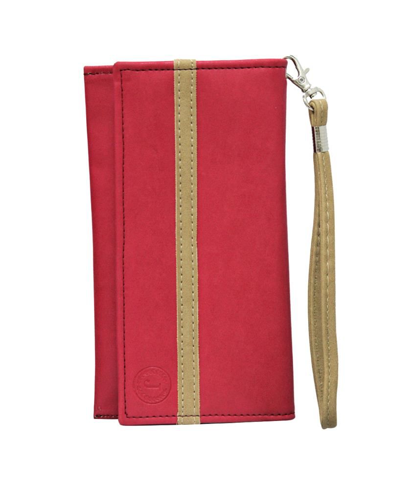 Jo Jo Pouch Cover Case For Samsung Galaxy Chat Gt B5330 Red Beige Pouches Online At Low Prices Snapdeal India