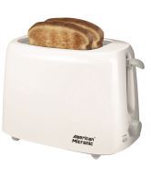 AMERICAN MICRONIC - 2 Slice Pop Up Toaster, 7 step variable browning  control, 700 Watts, CE certified- 100% Imported With 1 year India  Warranty