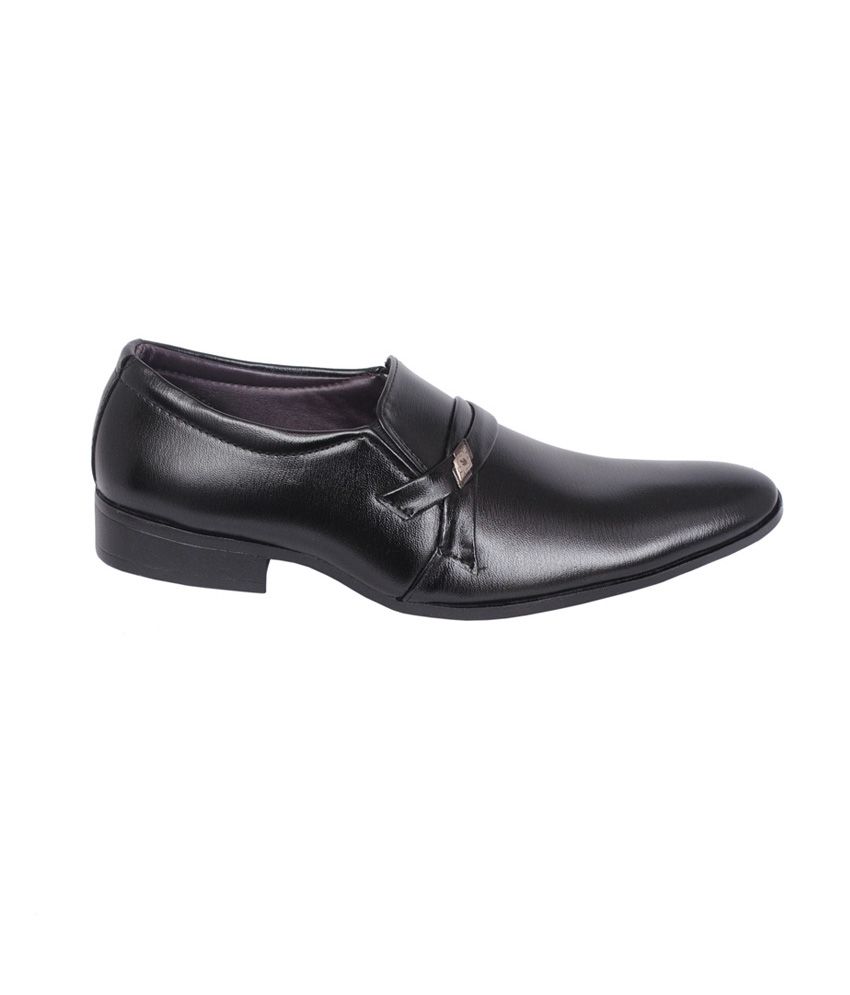 City Step Black Formal Shoes Price in 