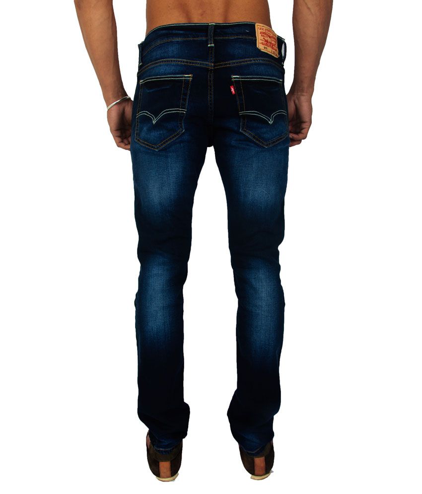 levis dark blue jeans