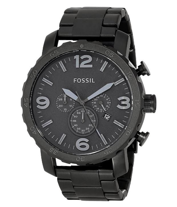 Fossil Black Analog Watch For Men - Buy Fossil Black ...