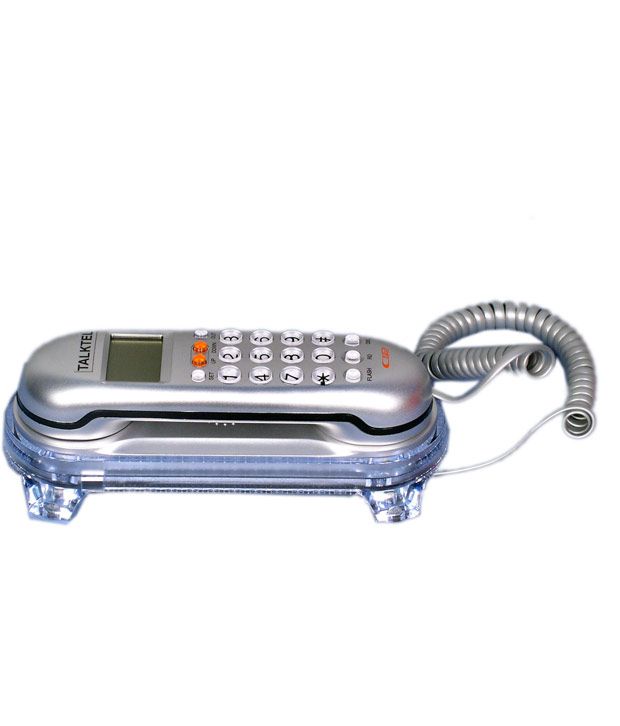 Buy Talktel Silver Corded Antique Look Cli Landline Phone Online at