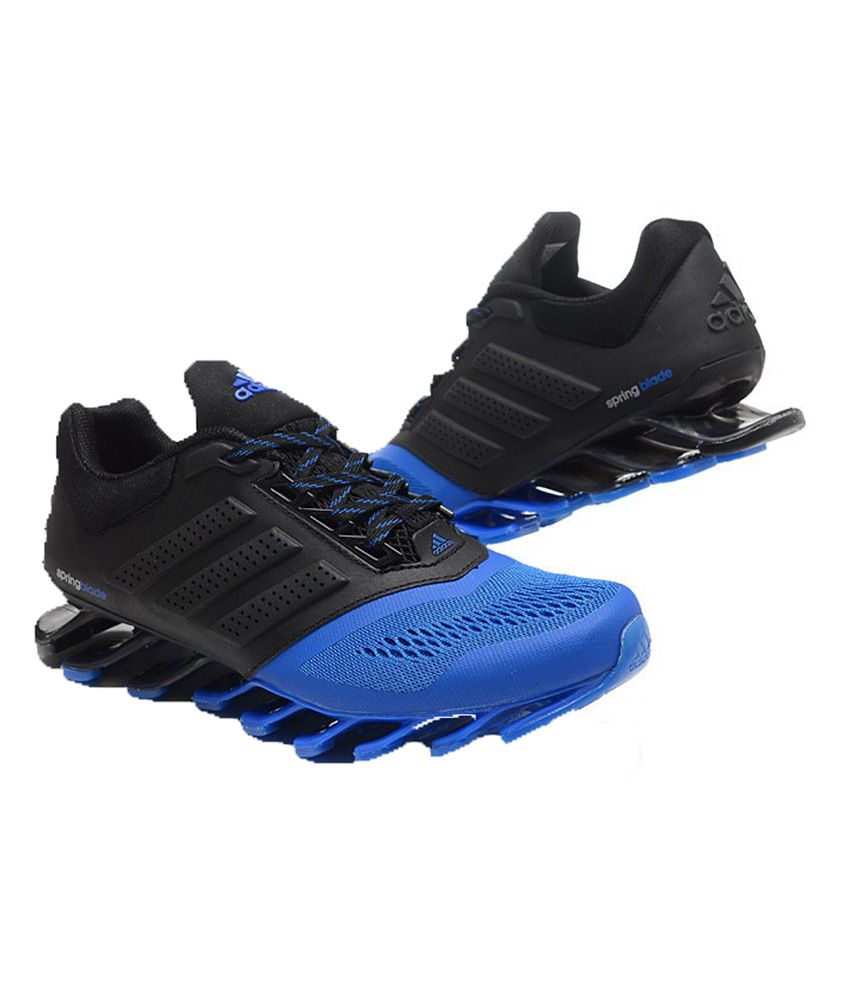 adidas spring blade shoes blue and black