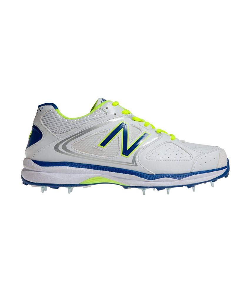 blue and yellow new balance cricket