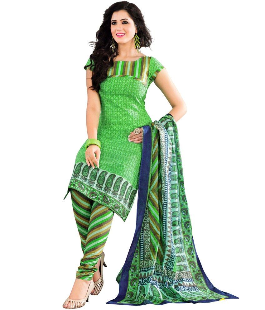unstitched churidar material buy online