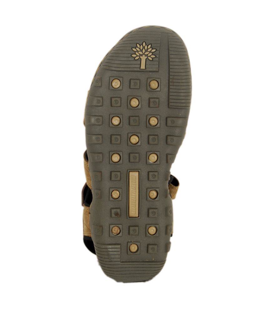 woodland velcro closure sandals