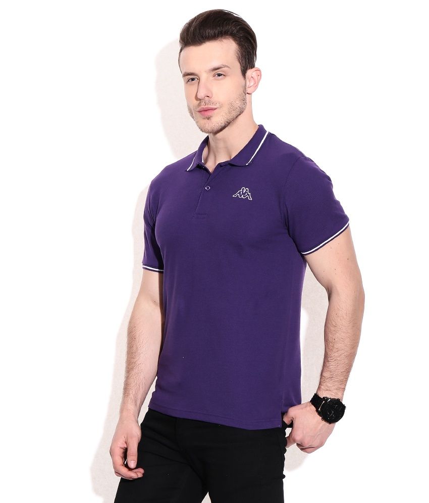 kappa purple shirt