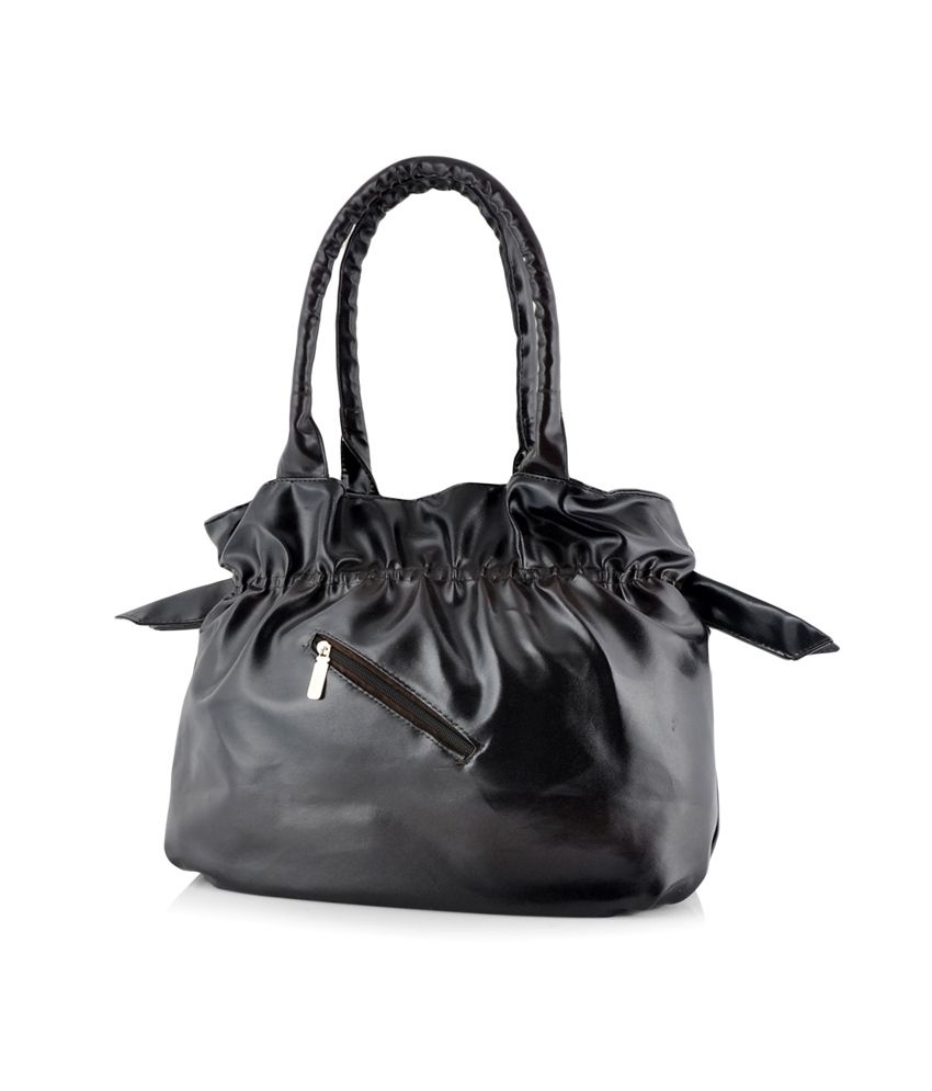 next black hand bag