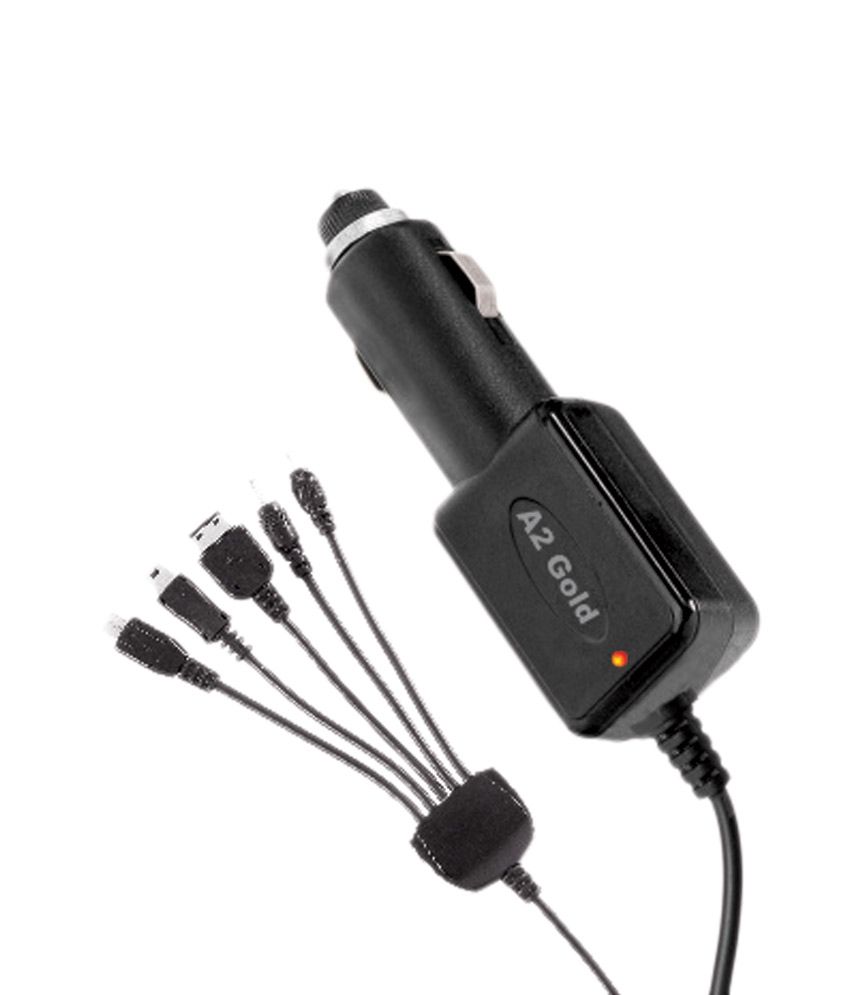 A2 Gold Multi Pin Car Charger Buy A2 Gold Multi Pin Car Charger Online