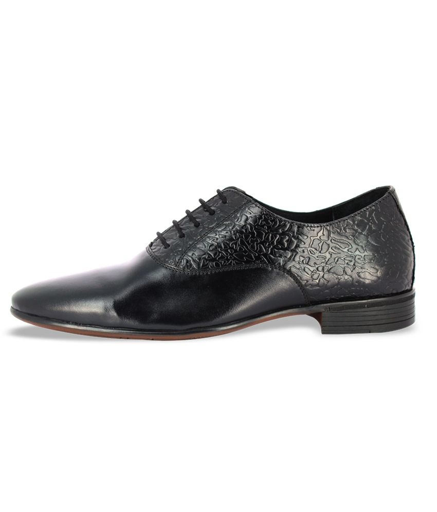 alberto torresi black formal derby shoes