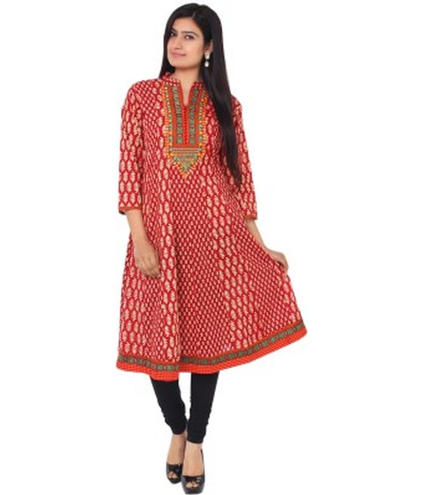 embroidery anarkali kurtis