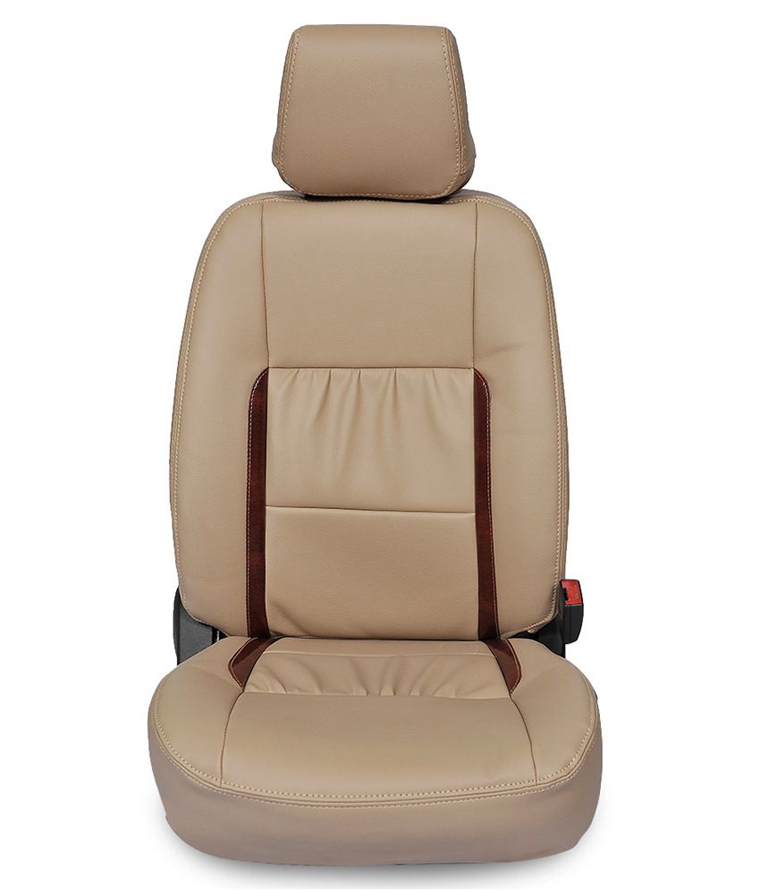 Hyundai Eon Car Seat Covers In Automotive Grade Leatherette Frill (fr