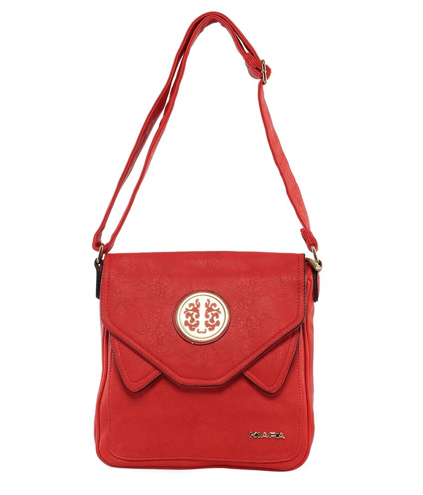 Kiara 10710_red Red Sling Bags Buy Kiara 10710_red Red Sling Bags