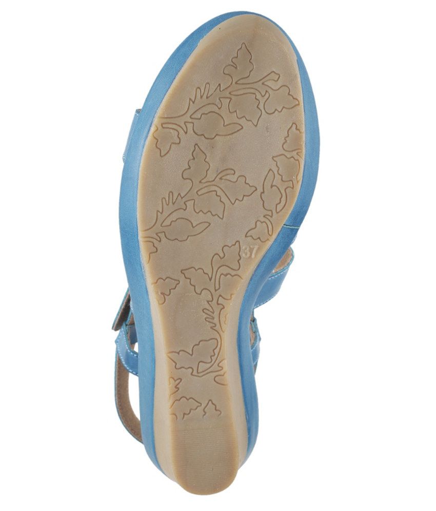 Mochi Scintillating Blue Heeled Sandals Price in India- Buy Mochi Scintillating Blue Heeled 