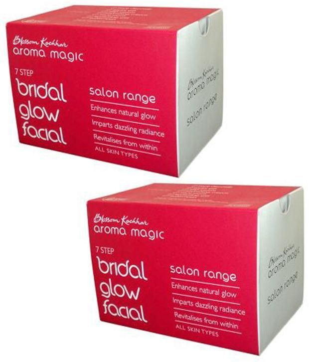 Aroma Magic 7 Step Bridal Glow Facial Kit 350gm Set Of 3 Buy Aroma