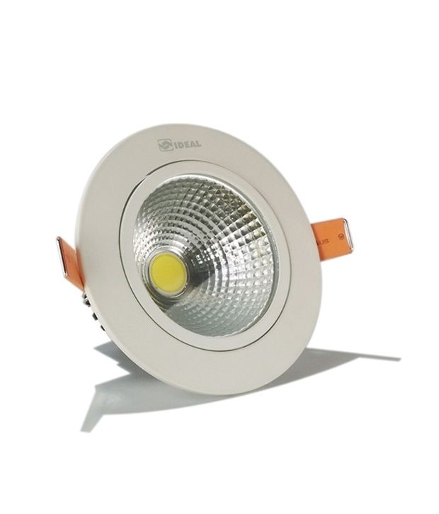 Ideal Led Cob Spot Light 12 Watt Round White Buy Ideal Led Cob Spot Light 12 Watt Round White At Best Price In India On Snapdeal