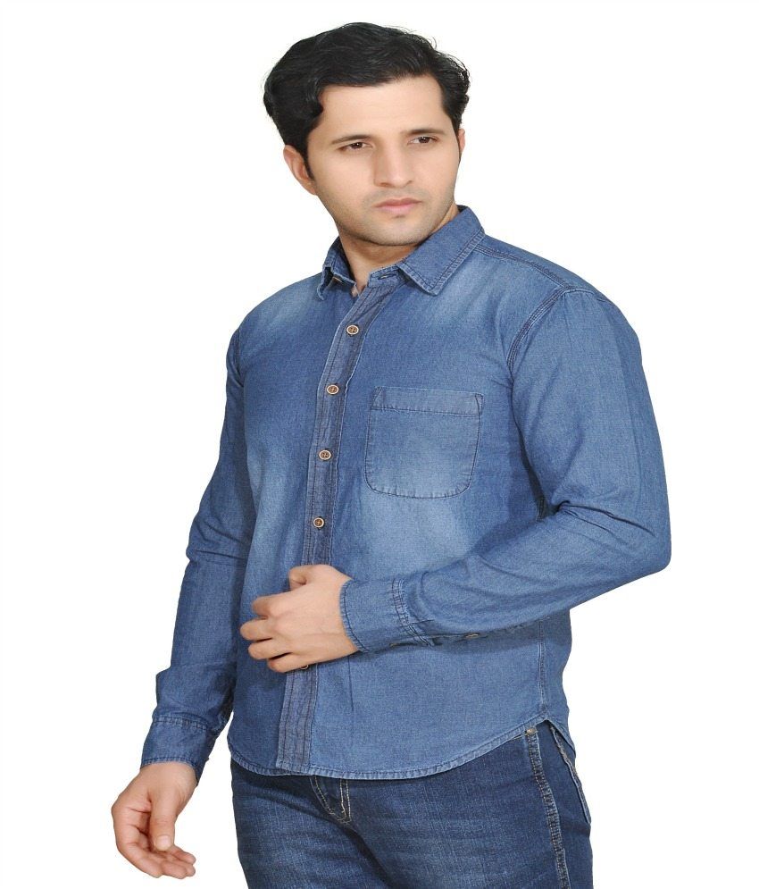 Ubho Vintage Denim Shirt - Buy Ubho Vintage Denim Shirt Online at Best ...