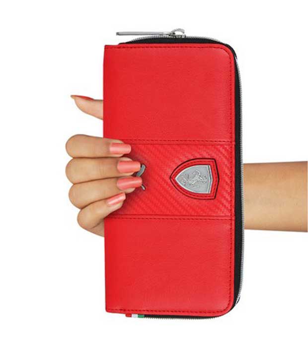 Puma Women Red Ferrari Wallet: Buy Online at Low Price in India - Snapdeal