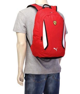 puma ferrari red backpack