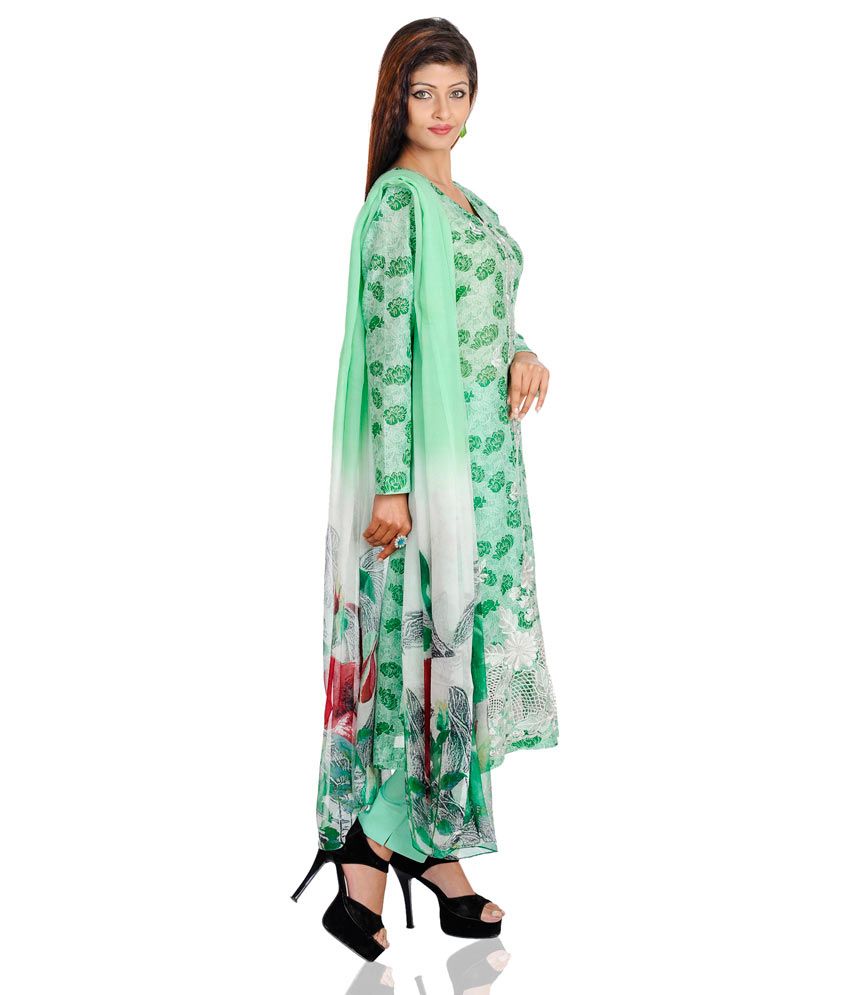 The Lahore Shop Multi Color Cotton Unstitched Dress Material Buy The