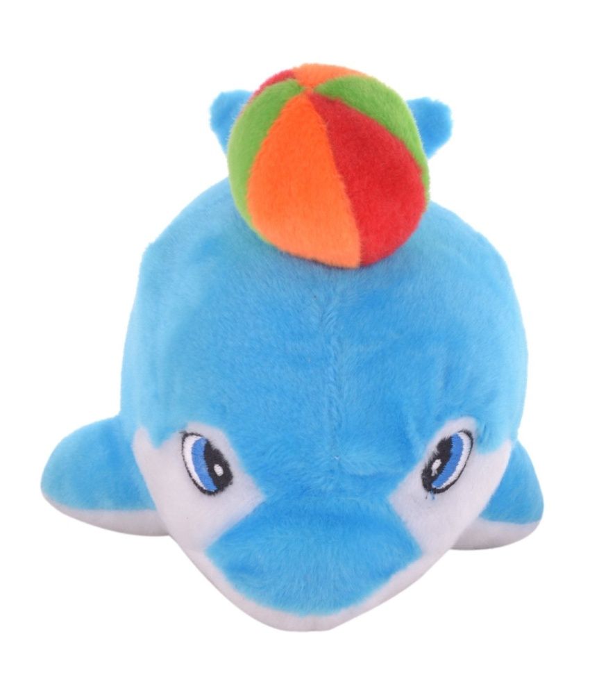 blue dolphin soft toy