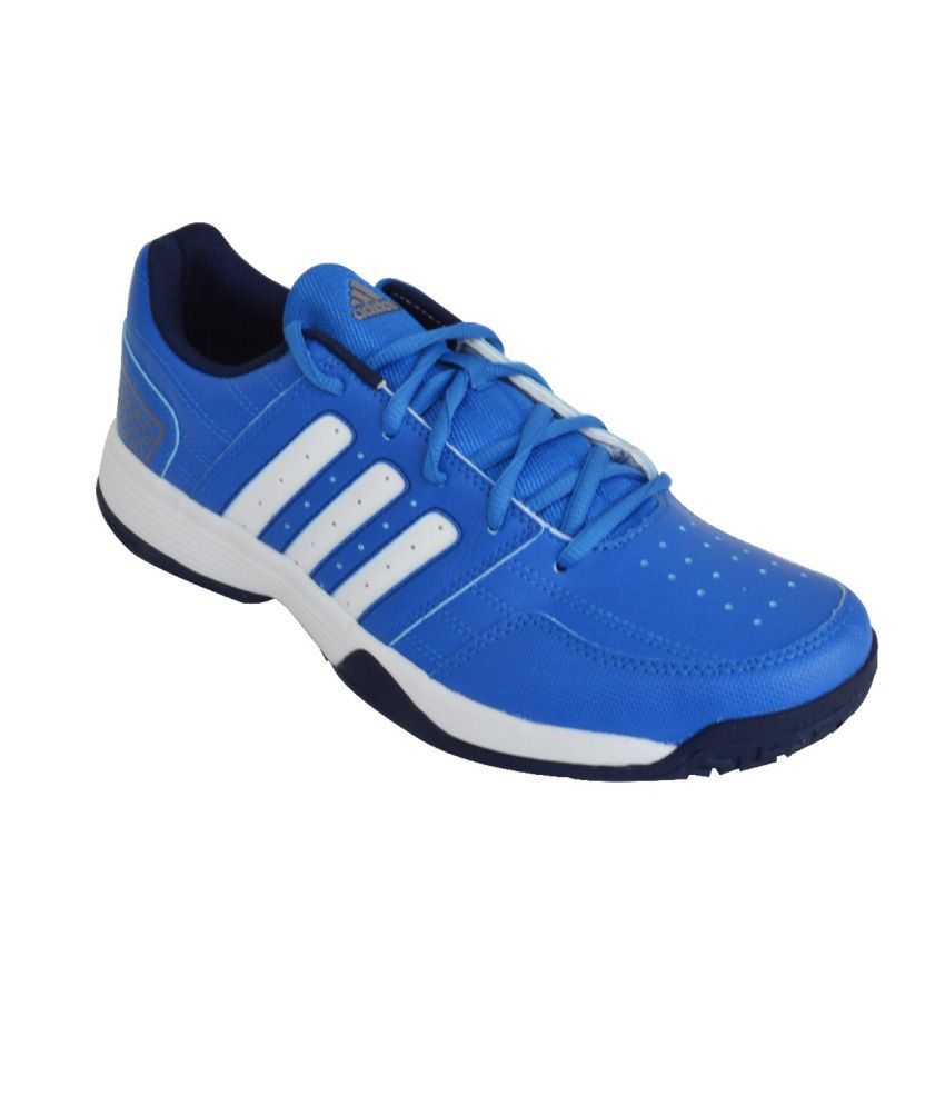 Adidas Blue Mesh/textile Tennis Sport Shoes - Buy Adidas Blue Mesh ...