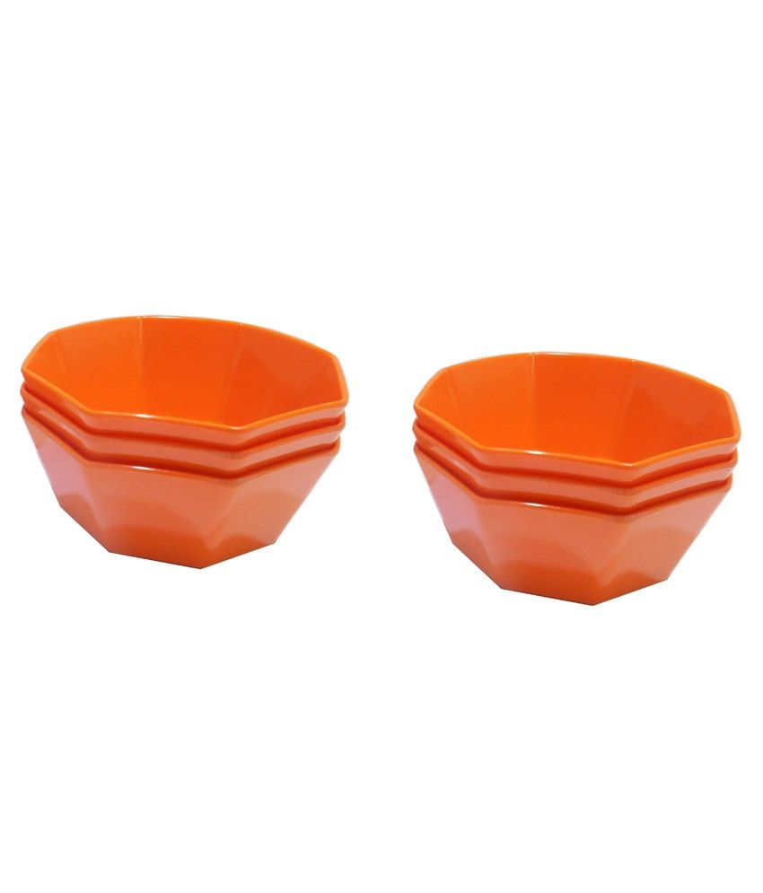 IVEO Octa Snack Bowl (Set of 6) Orange Buy Online at Best Price in