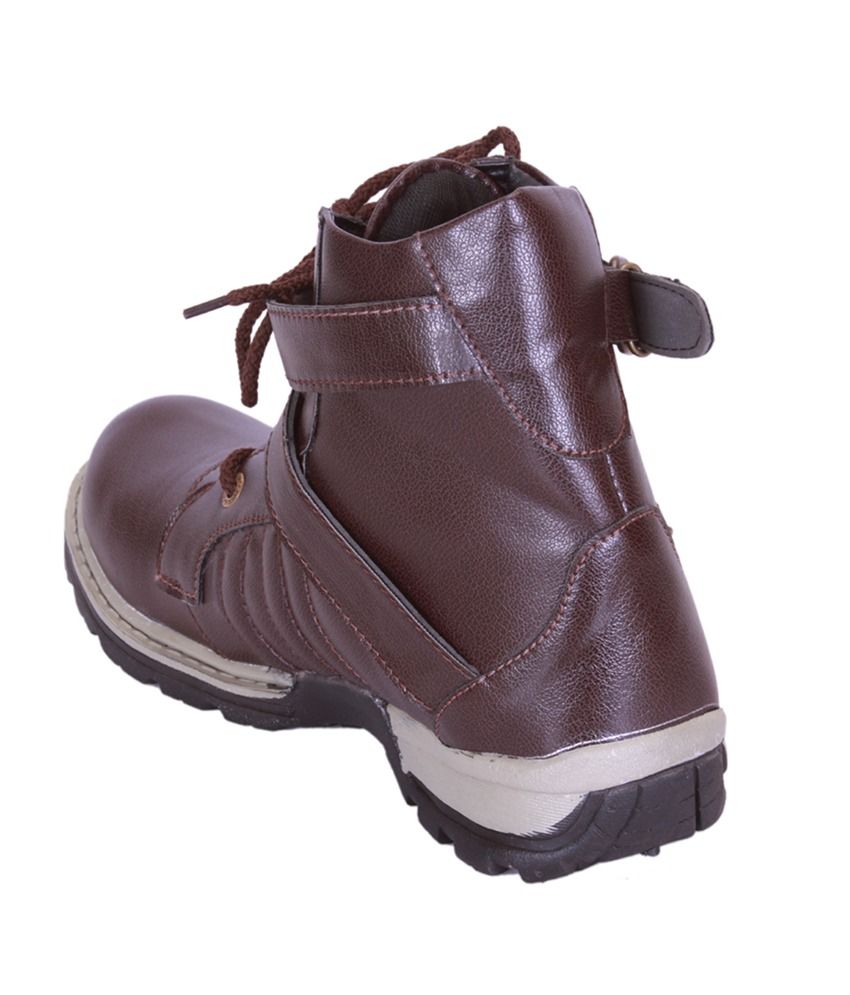 synthetic leather work boots