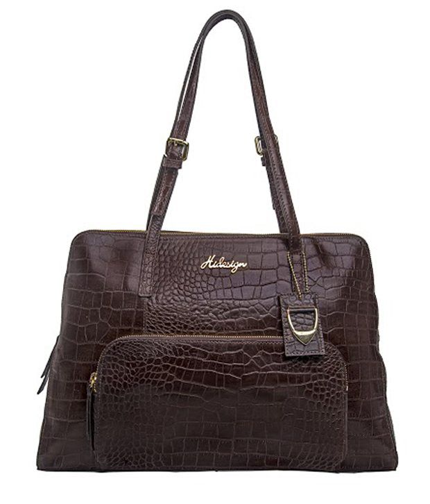 Hidesign 109 02 Brown Leather Shoulder Bag - Buy Hidesign 109 02 Brown Leather Shoulder Bag 