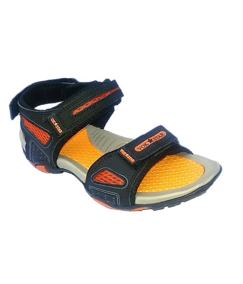 Vok Star Orange Floater Sandals - Buy 