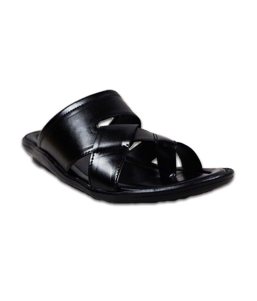Austrich Black Office Slippers Price in India- Buy Austrich Black ...