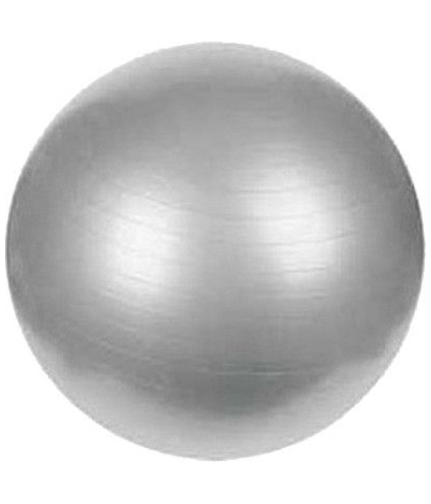 silver exercise ball